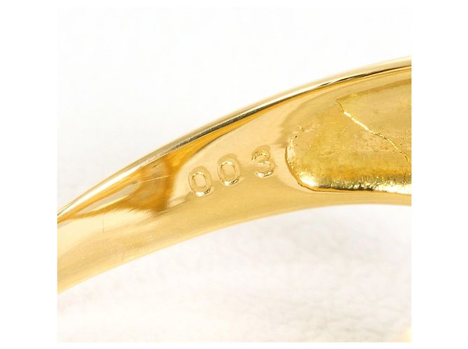Autre Marque Ring aus Platin und Gelbgold mit Diamant Golden - Ansicht 5