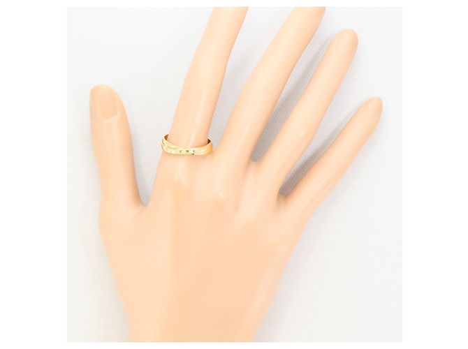 Autre Marque 18K Gelbgold-Ring mit Diamant Golden - Ansicht 5