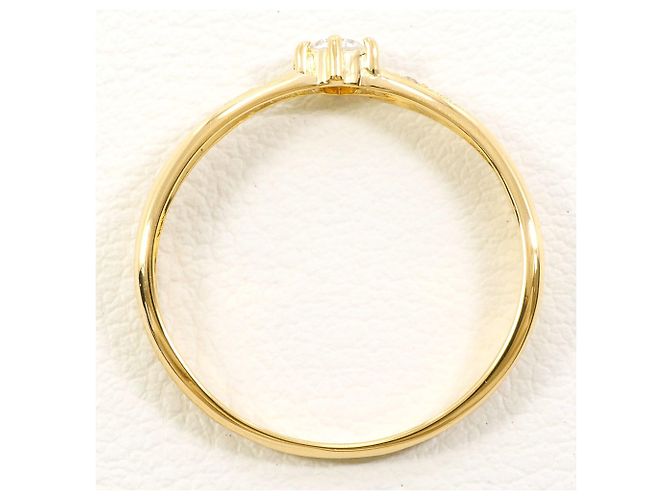 Autre Marque 18K Gelbgold-Ring mit Diamant Golden - Ansicht 2