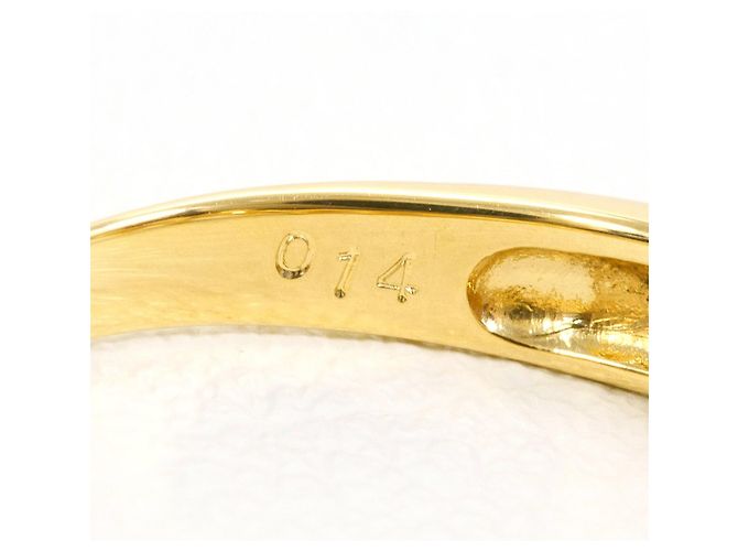 Autre Marque 18K Gelbgold-Ring mit Diamant Golden - Ansicht 5