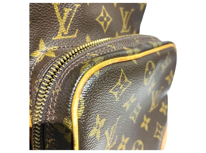Borsa a tracolla Louis Vuitton Amazon Marrone Monogramma - vista 5