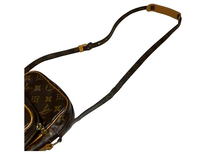 Borsa a tracolla Louis Vuitton Amazon Marrone Monogramma - vista 7