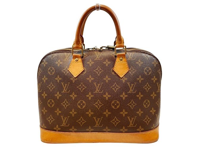 Borsa Louis Vuitton Alma Marrone - vista 2