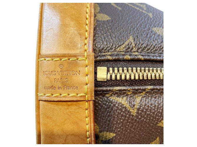Borsa Louis Vuitton Alma Marrone - vista 4