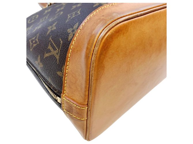 Borsa Louis Vuitton Alma Marrone - vista 6