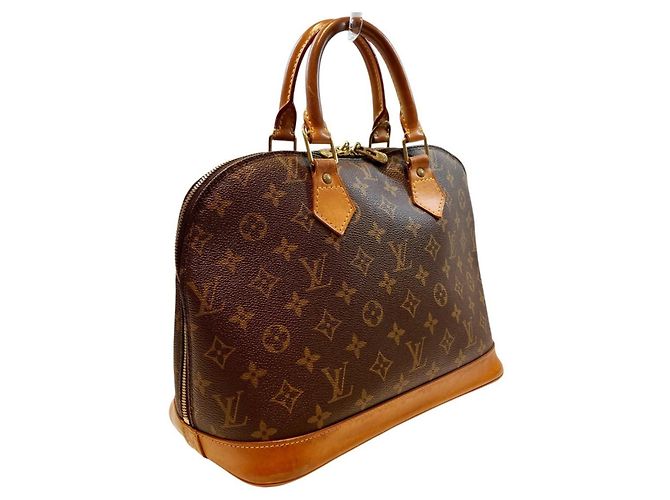 Borsa Louis Vuitton Alma Marrone - vista 9