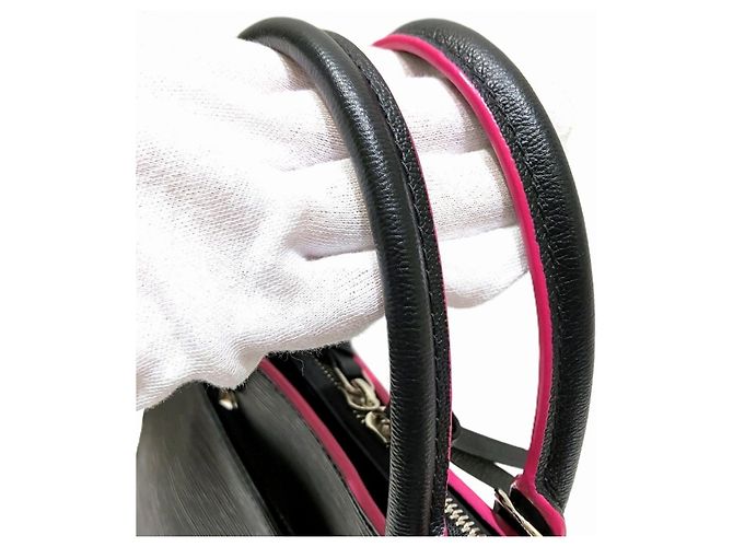 Borsa Louis Vuitton Vaneau GM Nero - vista 7