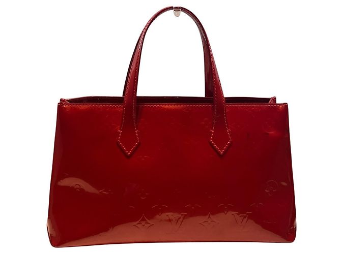 Borsa Louis Vuitton Wilshire PM Rosso - vista 2
