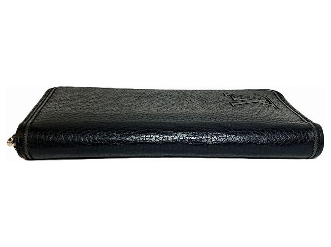 Monedero de cuero negro Louis Vuitton - vista 3