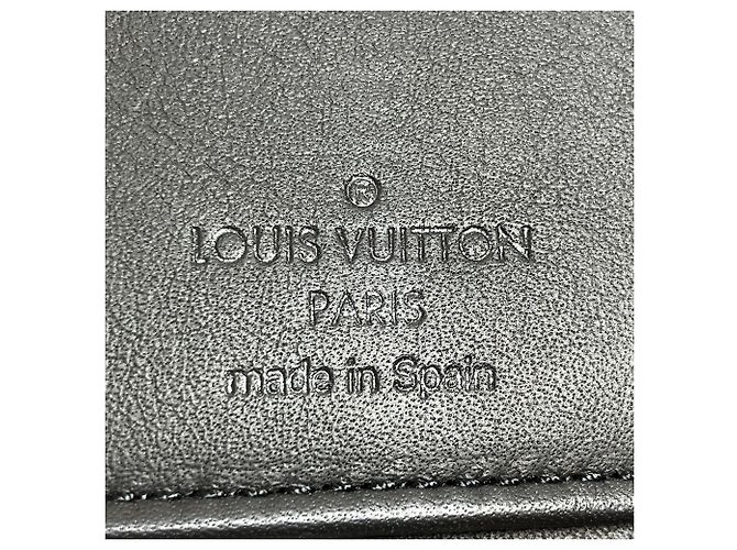 Monedero de cuero negro Louis Vuitton - vista 5
