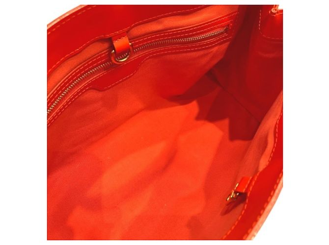Borsa Louis Vuitton Vernis Wilshire PM Arancione - vista 6