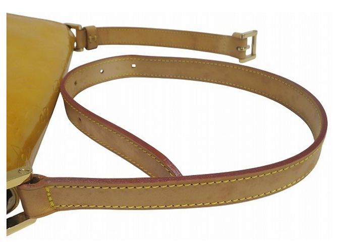 Borsa Louis Vuitton Vernis Thompson Street Giallo - vista 9