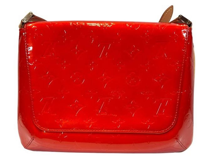 Borsa Louis Vuitton Vernis Thompson Street Rosso - vista 2