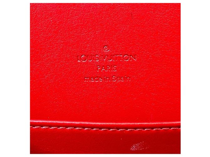 Borsa Louis Vuitton Vernis Thompson Street Rosso - vista 4