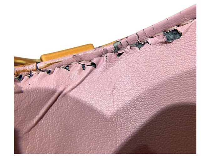 Borsa Louis Vuitton Vernis Spring Street Marrone Giallo - vista 8