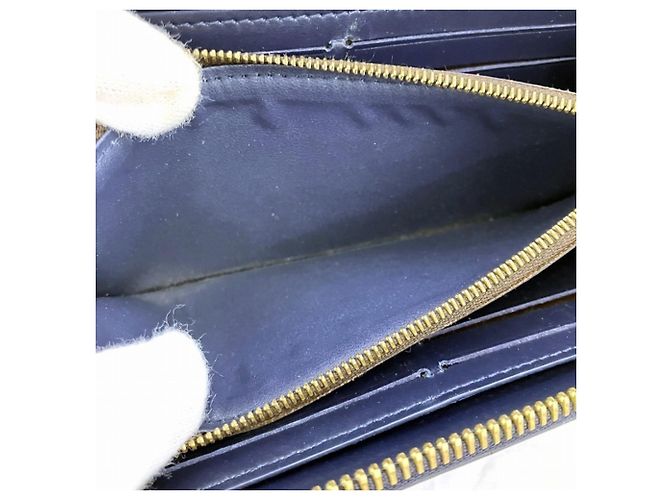 Louis Vuitton Vernis Portefeuille Miroir Monedero Azul marino - vista 5