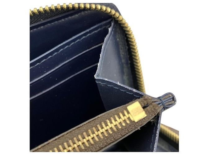 Louis Vuitton Vernis Portefeuille Miroir Monedero Azul marino - vista 9