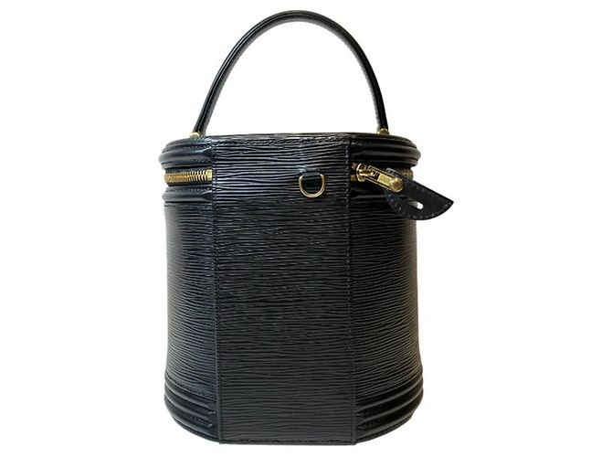 Sac à main Louis Vuitton Epi Cannes Noir - vue 2