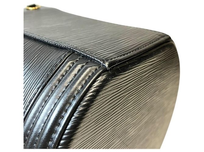 Sac à main Louis Vuitton Epi Cannes Noir - vue 7