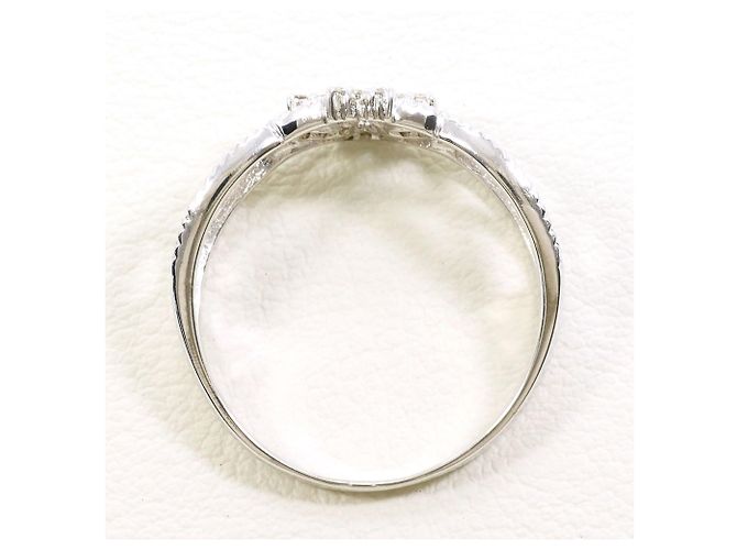 Autre Marque 18K Weißgold Diamantring Golden - Ansicht 2