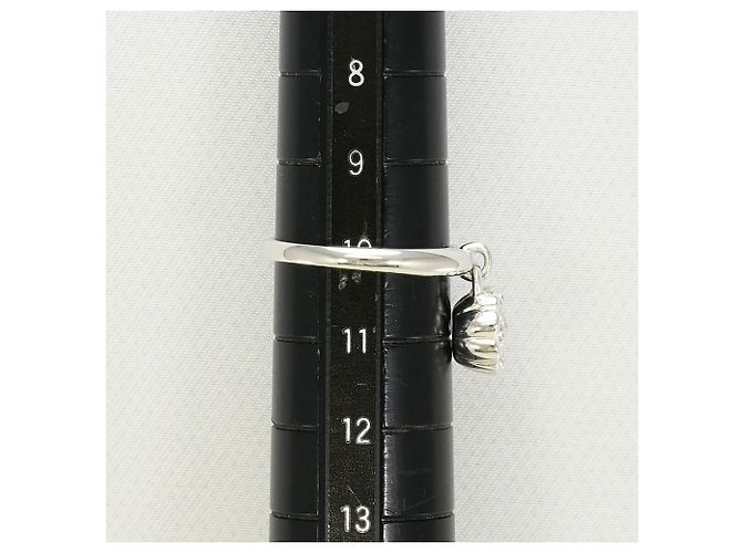 Autre Marque 18K Weißgold-Ring mit Zirkonia Golden - Ansicht 6