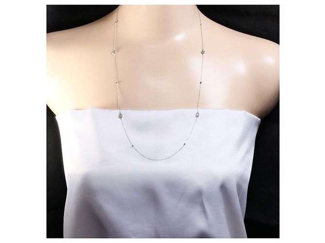 Autre Marque Collana in oro bianco 18K e diamanti D'oro - vista 5