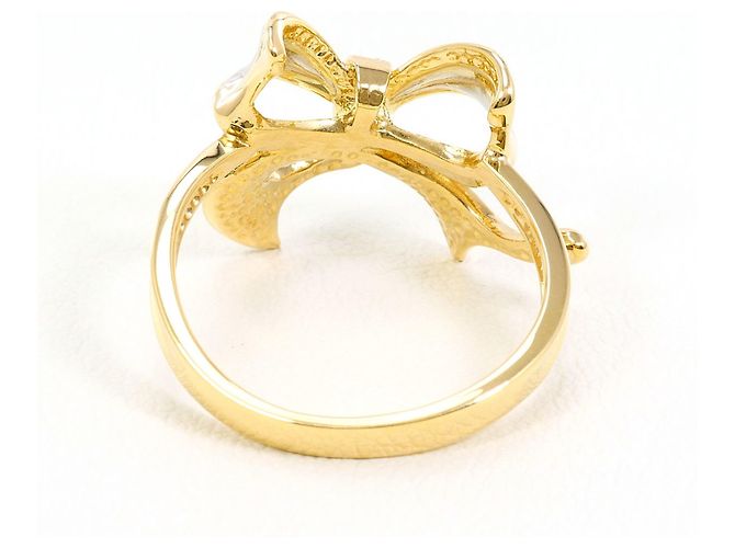 Autre Marque PT900 Platin- und 18K Gelbgold-Ring mit Diamant Golden - Ansicht 3