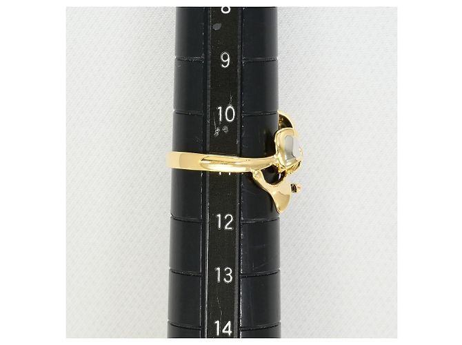 Autre Marque PT900 Platin- und 18K Gelbgold-Ring mit Diamant Golden - Ansicht 6