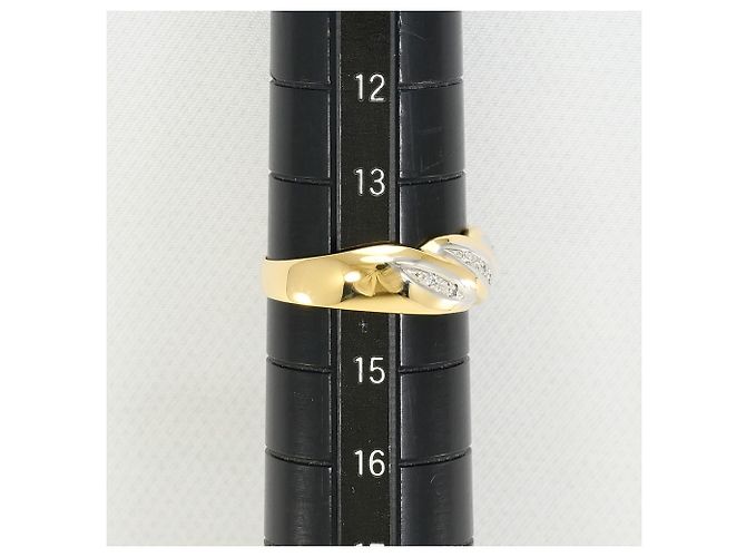 Autre Marque Eleganter Diamantring Golden - vista 6