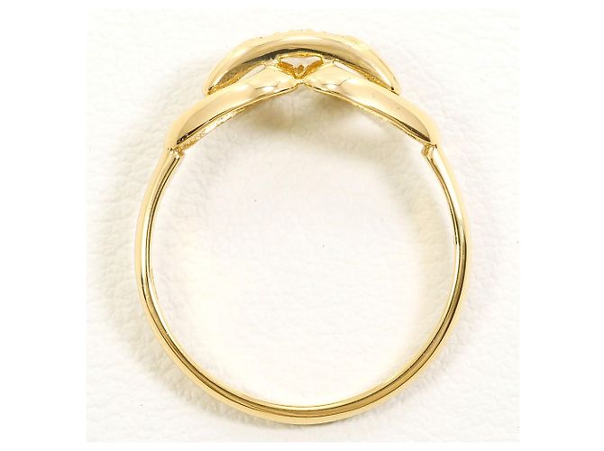 Autre Marque 18K Gelbgold-Ring mit Diamant Golden - Ansicht 2