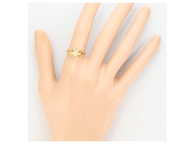 Autre Marque 18K Gelbgold-Ring mit Diamant Golden - Ansicht 5