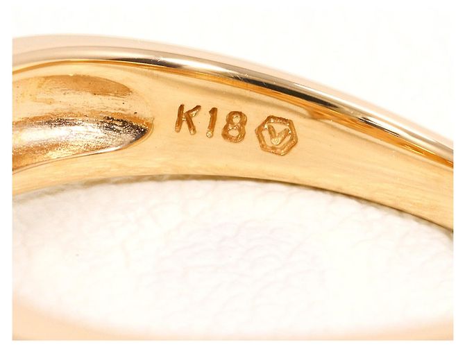 Autre Marque 18K Roségold-Ring mit Diamant Golden - Ansicht 4