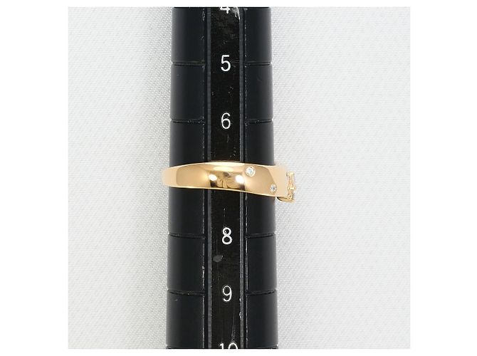 Autre Marque 18K Roségold-Ring mit Diamant Golden - Ansicht 6