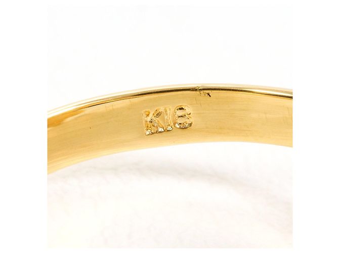 Autre Marque 18K Gelbgold-Ring mit Diamant Golden - Ansicht 4