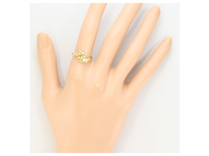 Autre Marque 18K Gelbgold-Ring mit Diamant Golden - Ansicht 5