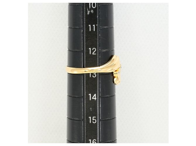 Autre Marque 18K Gelbgold-Ring mit Diamant Golden - Ansicht 6