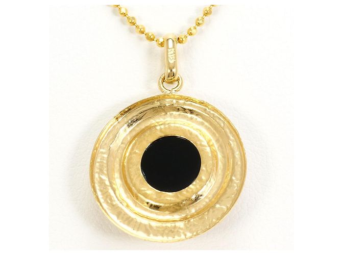 Autre Marque Collana in oro giallo 18K con onice D'oro - vista 3