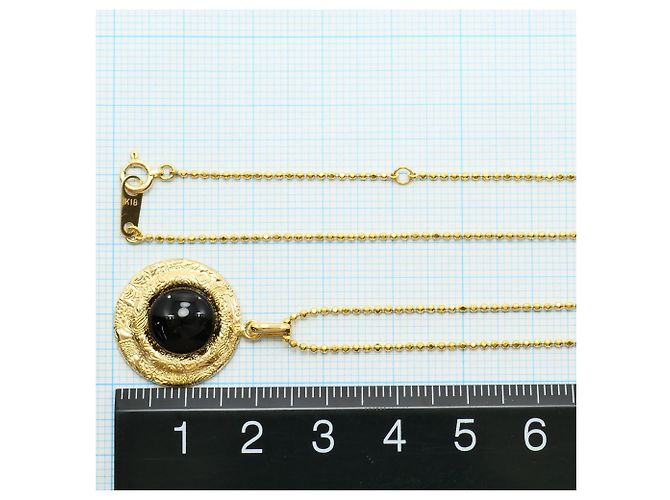 Autre Marque Collana in oro giallo 18K con onice D'oro - vista 4