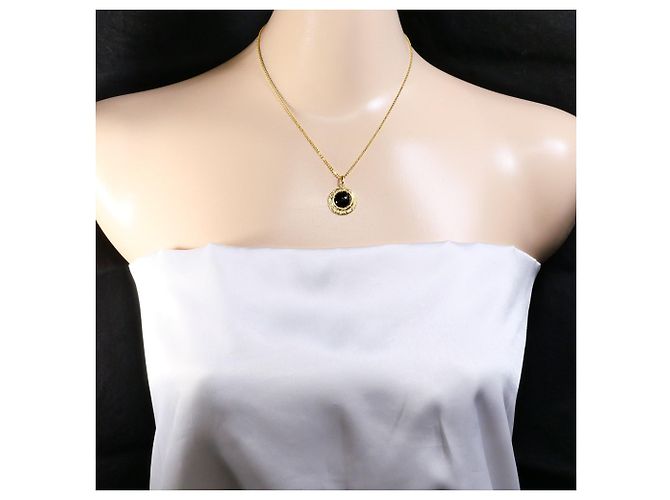 Autre Marque Collana in oro giallo 18K con onice D'oro - vista 5