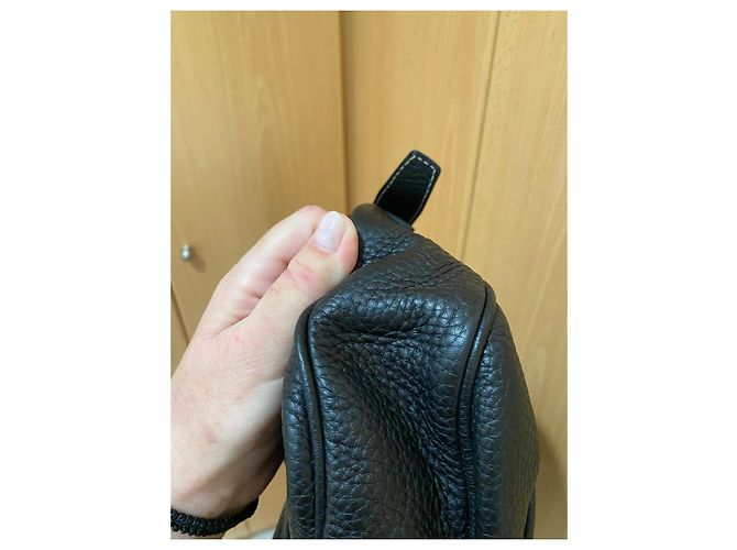 Dolce & Gabbana Black Pebbled Leather Shoulder Bag - view 5