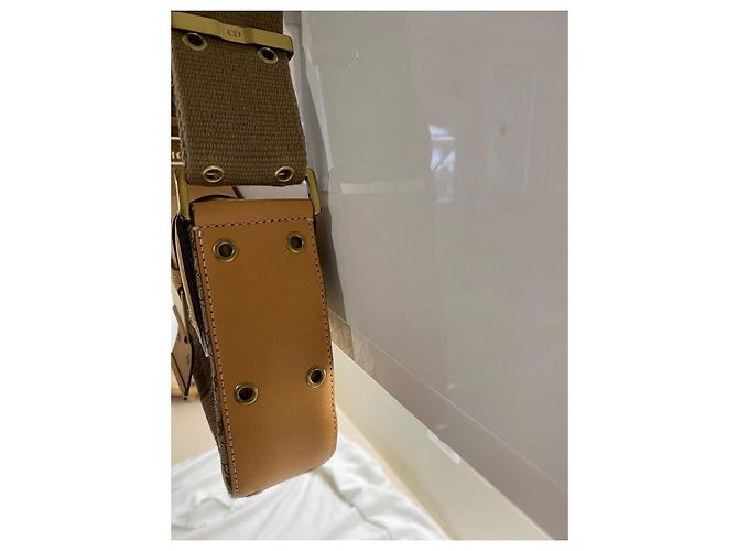 Christian Dior Borsa Saddle Trotter con pochette Marrone - vista 13