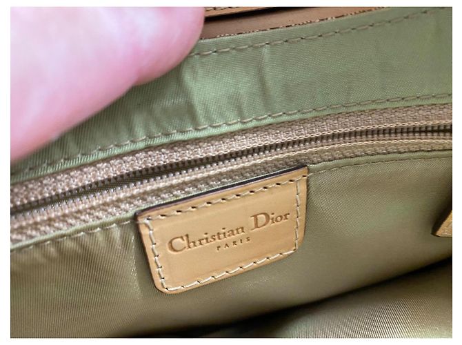 Christian Dior Borsa Saddle Trotter con pochette Marrone - vista 3