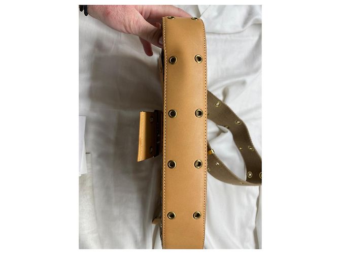 Christian Dior Borsa Saddle Trotter con pochette Marrone - vista 8