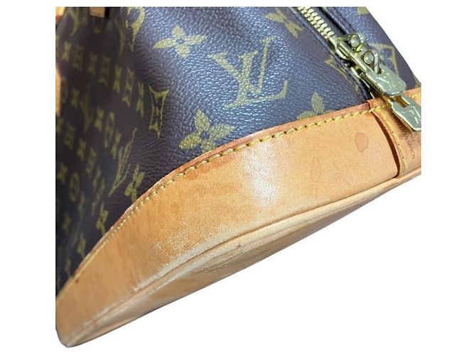 Borsa Louis Vuitton Monogram Alma Marrone - vista 9