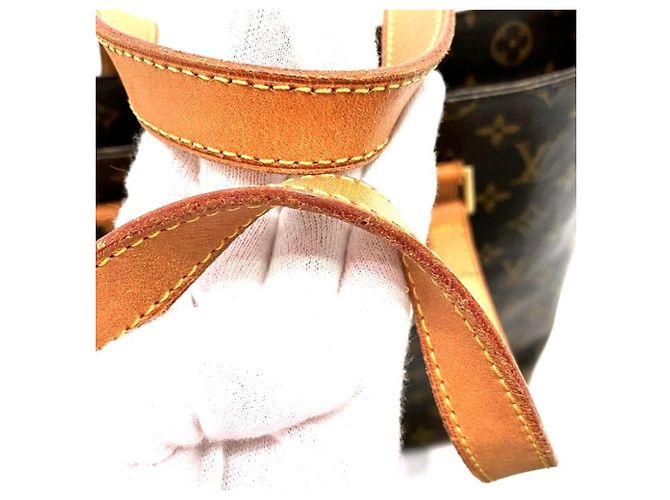 Borsa Louis Vuitton Monogram Vavin GM Marrone - vista 7