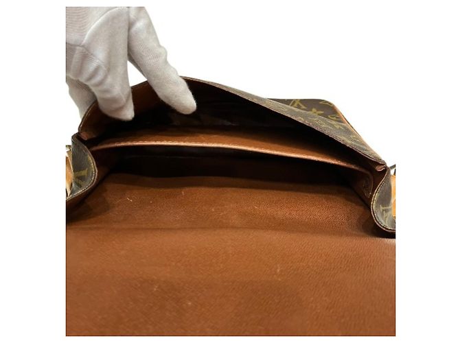 Borsa Louis Vuitton Monogram Cartouchiere Marrone - vista 6