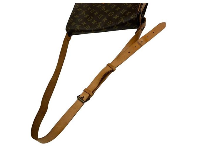 Borsa Louis Vuitton Monogram Cartouchiere Marrone - vista 8