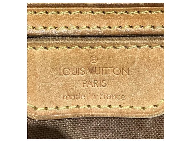 Borsa Tote Louis Vuitton Monogram Cabas Mezzo Marrone - vista 4