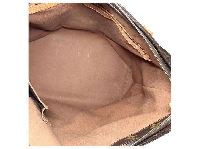 Borsa Tote Louis Vuitton Monogram Cabas Mezzo Marrone - vista 5