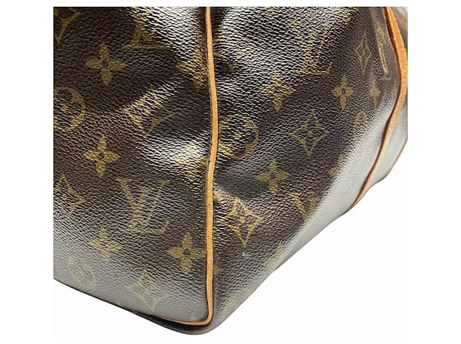 Borsa Louis Vuitton Monogram Keepall 50 Marrone - vista 7
